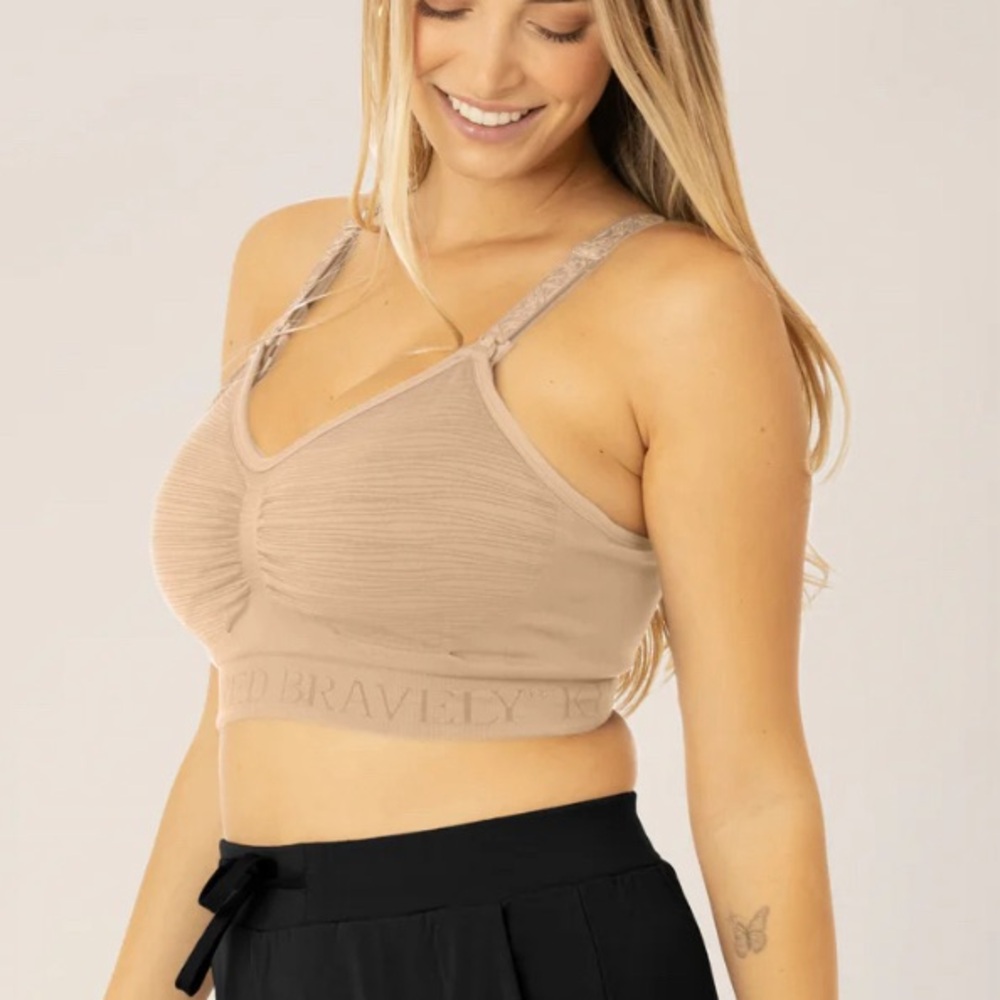 Kindred Bravely Sublime® Hands-Free Pumping & Nursing Bra GUC Size Small